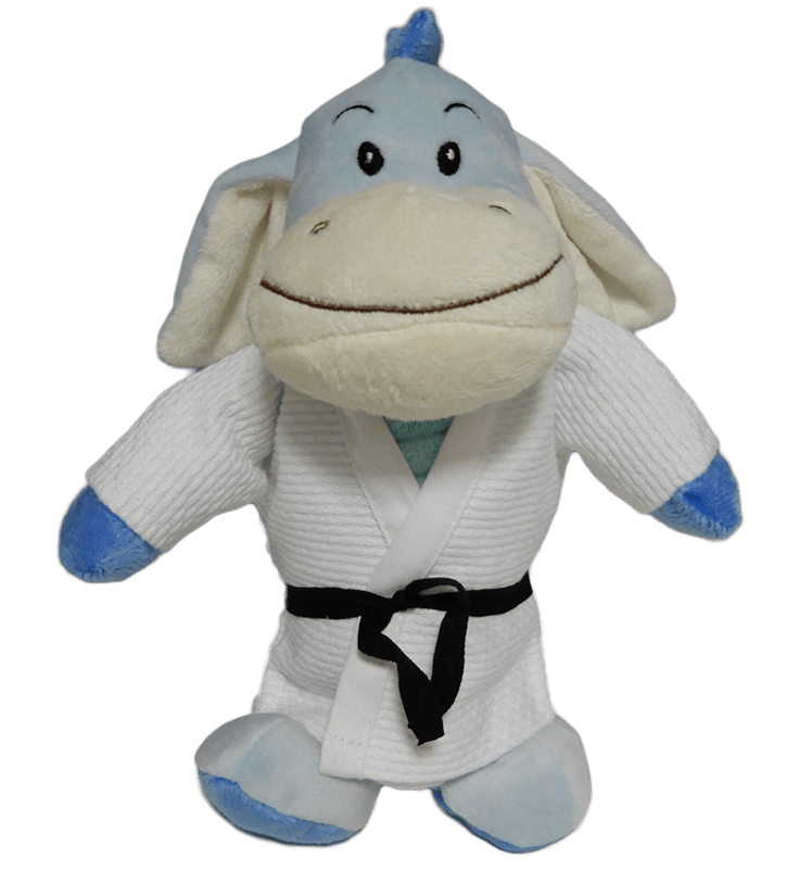 Fight Club Italy Peluches Fighting Hyppo judogi bianco