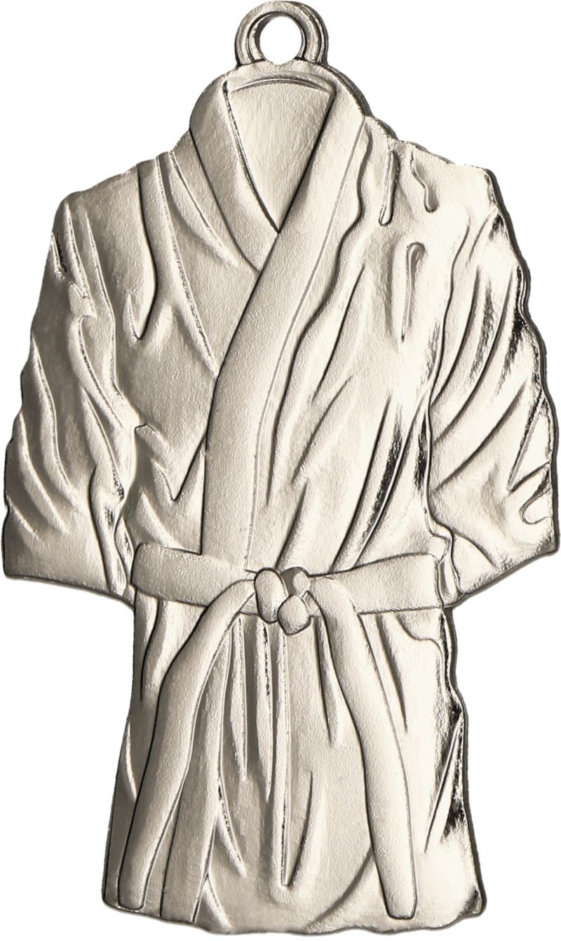 Medaglia "judogi" color argento